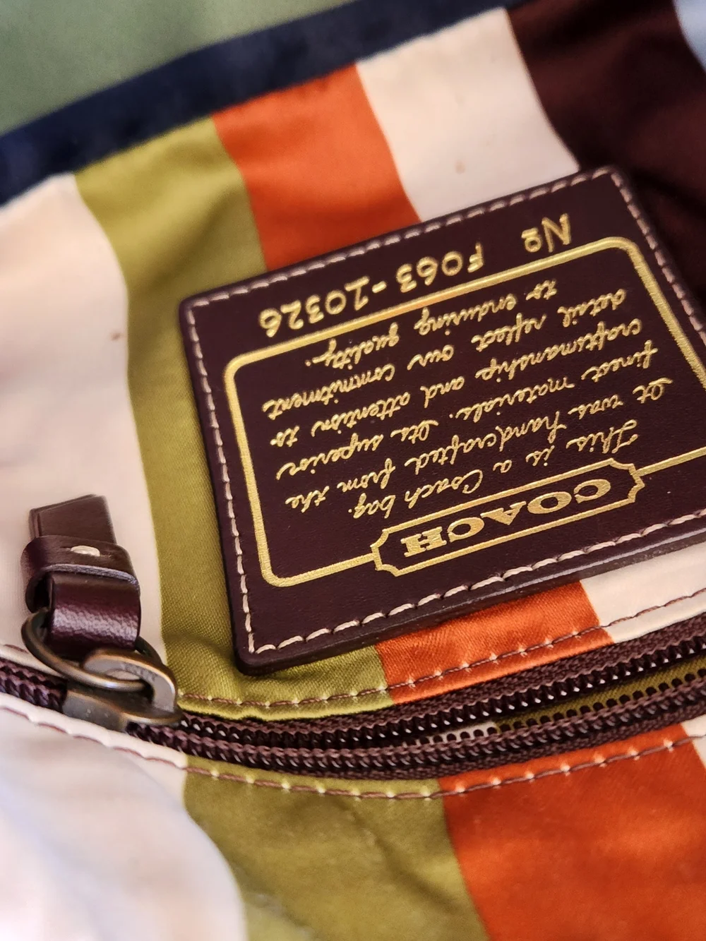 Coach 10326 Vintage Cognac 65th Anniversary Legacy Leigh Leather Satchel - Picture 6 of 8